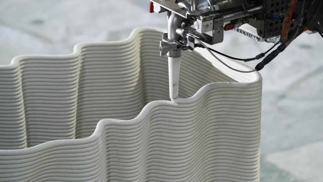 2020 Inbetriebnahme 3D-Betondrucker Affentranger 3DCP