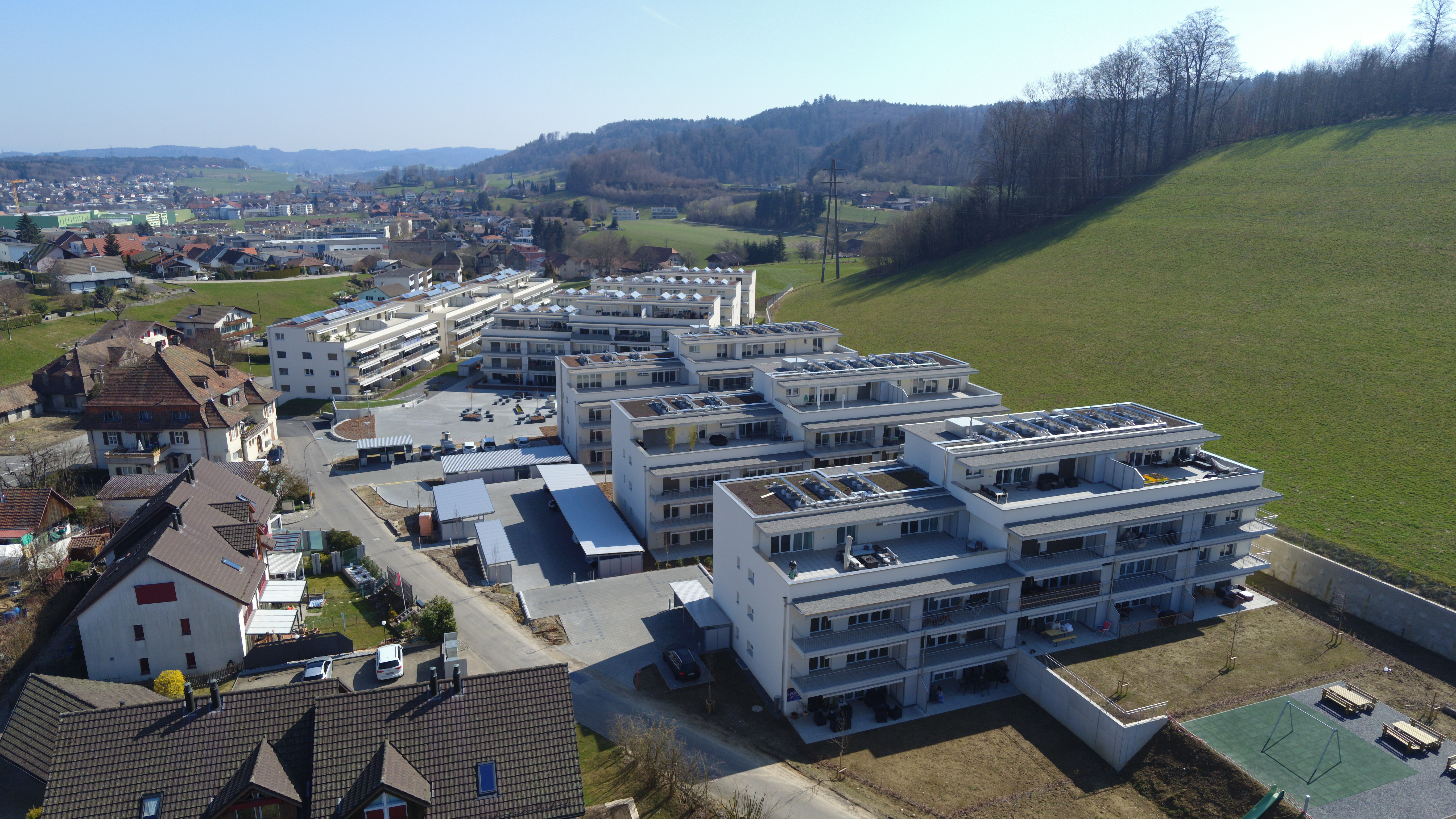 Projektbild: Überbauung Striegelstrasse Safenwil