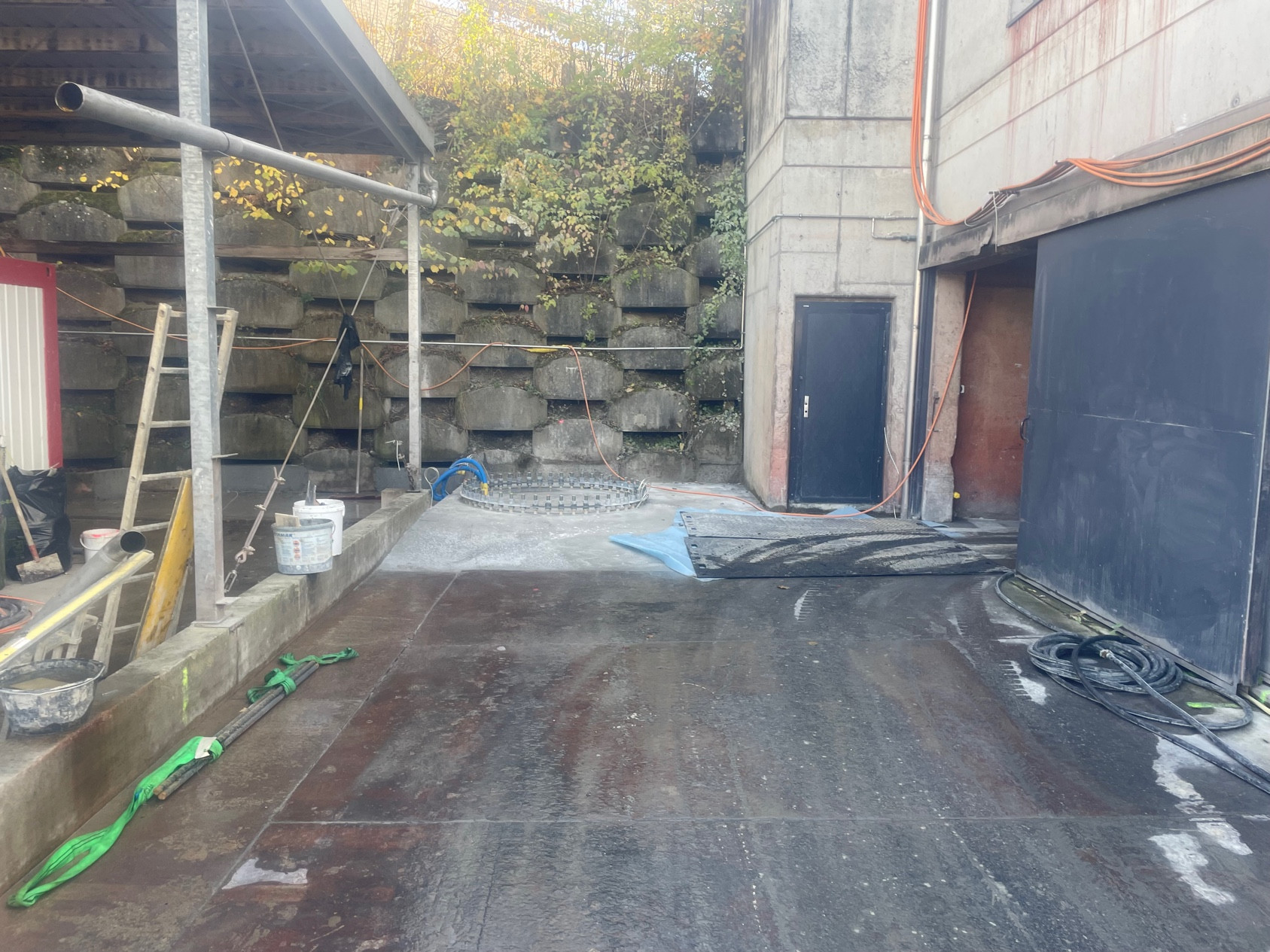 Projektbild: Fundament Mobilfunkmast Niederfeldstrasse Andelfingen